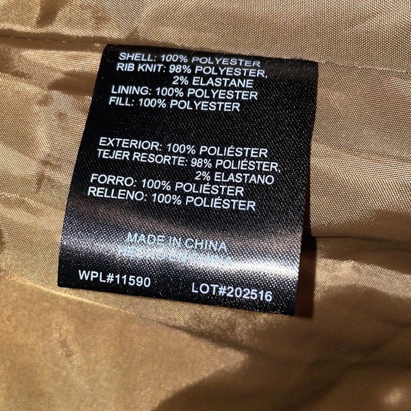 Weatherproof | Snap Hooded Quilted Jacket - Women size M - Picture 7 of 7